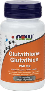 NOW: Glutathione 250 mg Veg Capsules