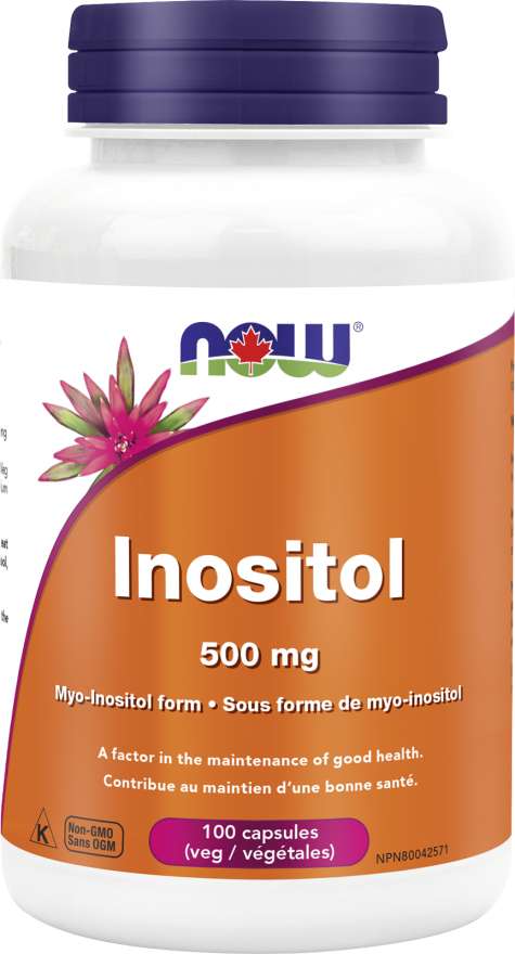 NOW: Inositol 500 mg Veg Capsules