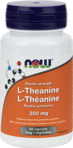 NOW: L-Theanine 200 mg Veg Capsules