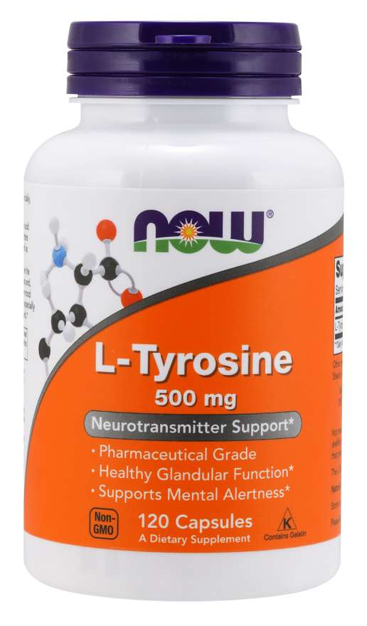 NOW: L-Tyrosine 500 mg Capsules
