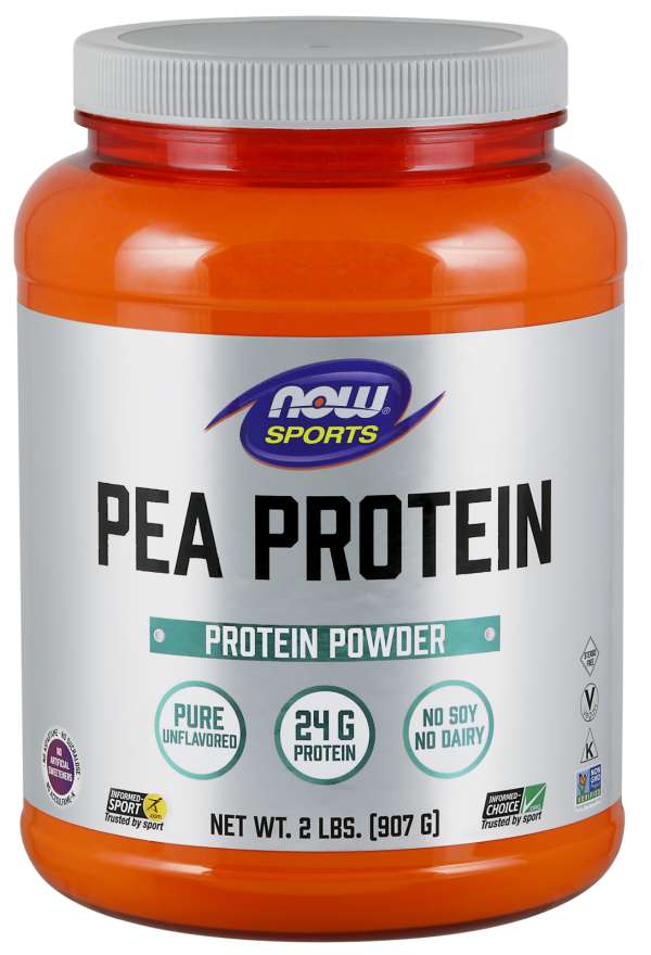NOW: Pea Protein, Pure Unflavored Powder