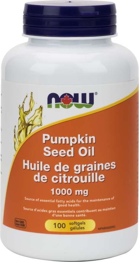 NOW: Pumpkin Seed Oil 1,000 mg Softgels