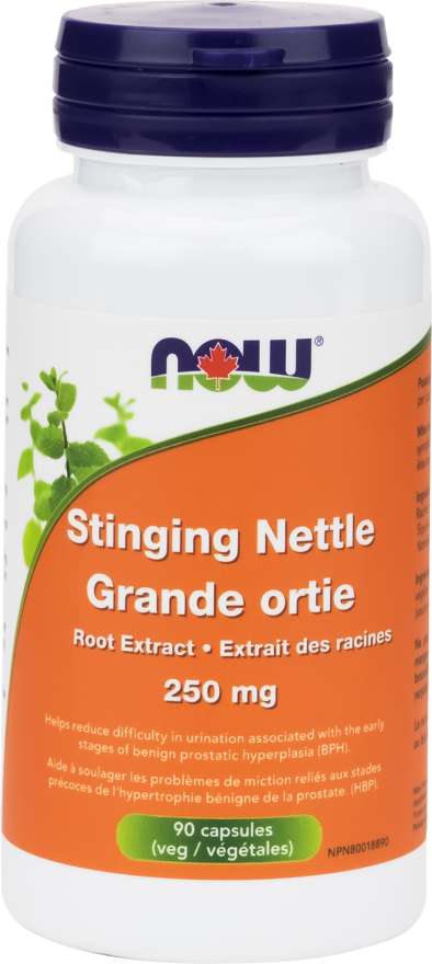 NOW: Stinging Nettle Root Extract 250 mg Veg Capsules