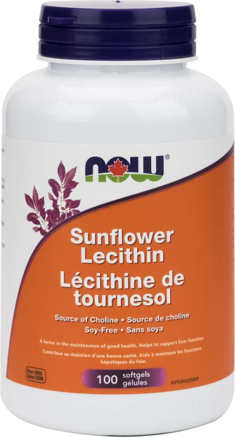 NOW: Sunflower Lecithin 1,200 mg Softgels