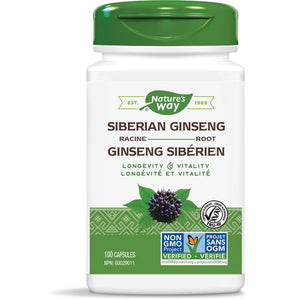 Nature's Way: Siberian Ginseng Root / 100 capsules