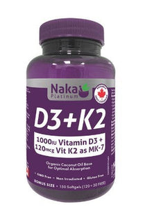 Naka: Vitamin D3 & K2