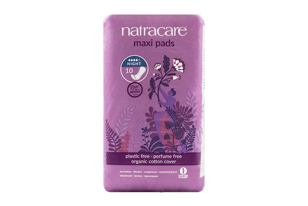 Natracare: Night Time Natural Maxi Pads