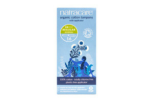 Natracare: Regular Organic Cotton Tampons with Applicator