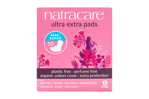 Natracare: Ultra Extra Super Period Pads – Two Pharmacy