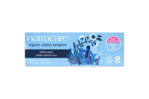 Natracare: Super Plus Non-Applicator Organic Cotton Tampons