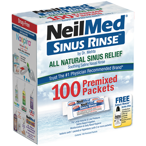 NeilMed: Sinus Rinse Refills 100 Packets