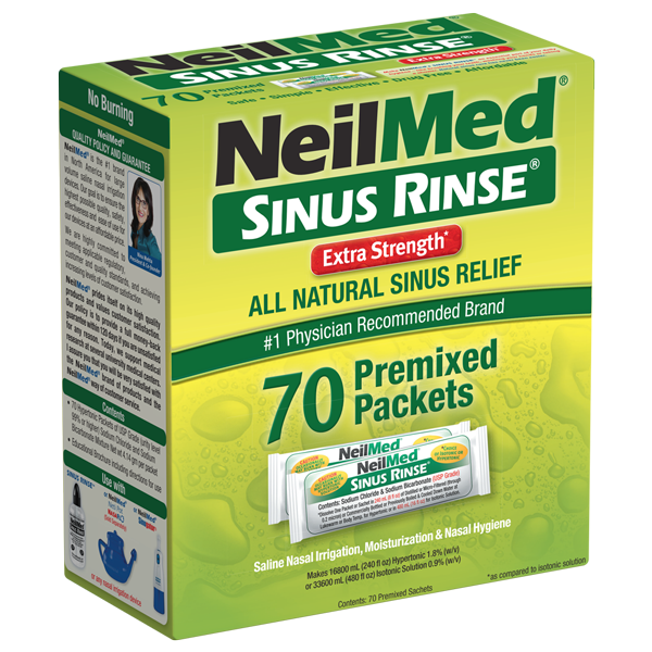 NeilMed: Sinus Rinse Extra Strength Packets 70 Count