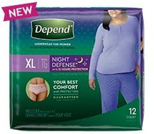 Load image into Gallery viewer, Depend: Night Defense Overnight Underwear, Small
