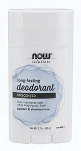 NOW: Long-Lasting Deodorant Stick, Unscented