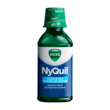 Load image into Gallery viewer, Vicks: Nyquil Cold &amp; Flu Nighttime Relief
