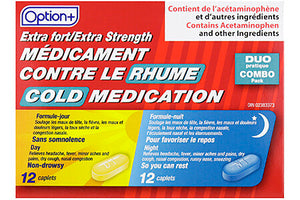 Option+: Cold Day & Night 500 mg 12+12