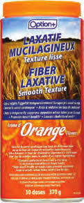 Option+ Fiber Laxative Smooth Texture - Orange Flavour | 370 g