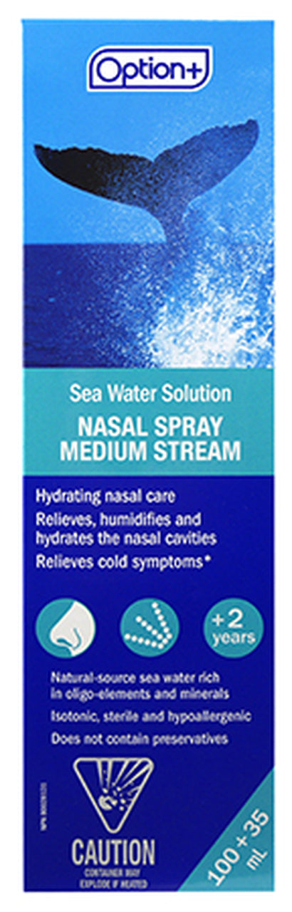 Option+: Sea Water Solution Nasal Spray