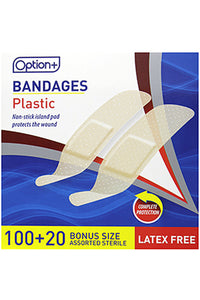Option+: Plastic Bandages | 120 Count