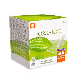 Organyc: 100% Organic Cotton Tampons with Applicator, Super Plus