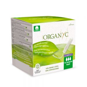 Organyc: 100% Organic Cotton Tampons with Applicator, Super