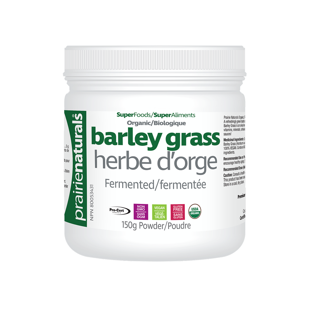 Prairie Naturals: Fermented, Organic Barley Grass