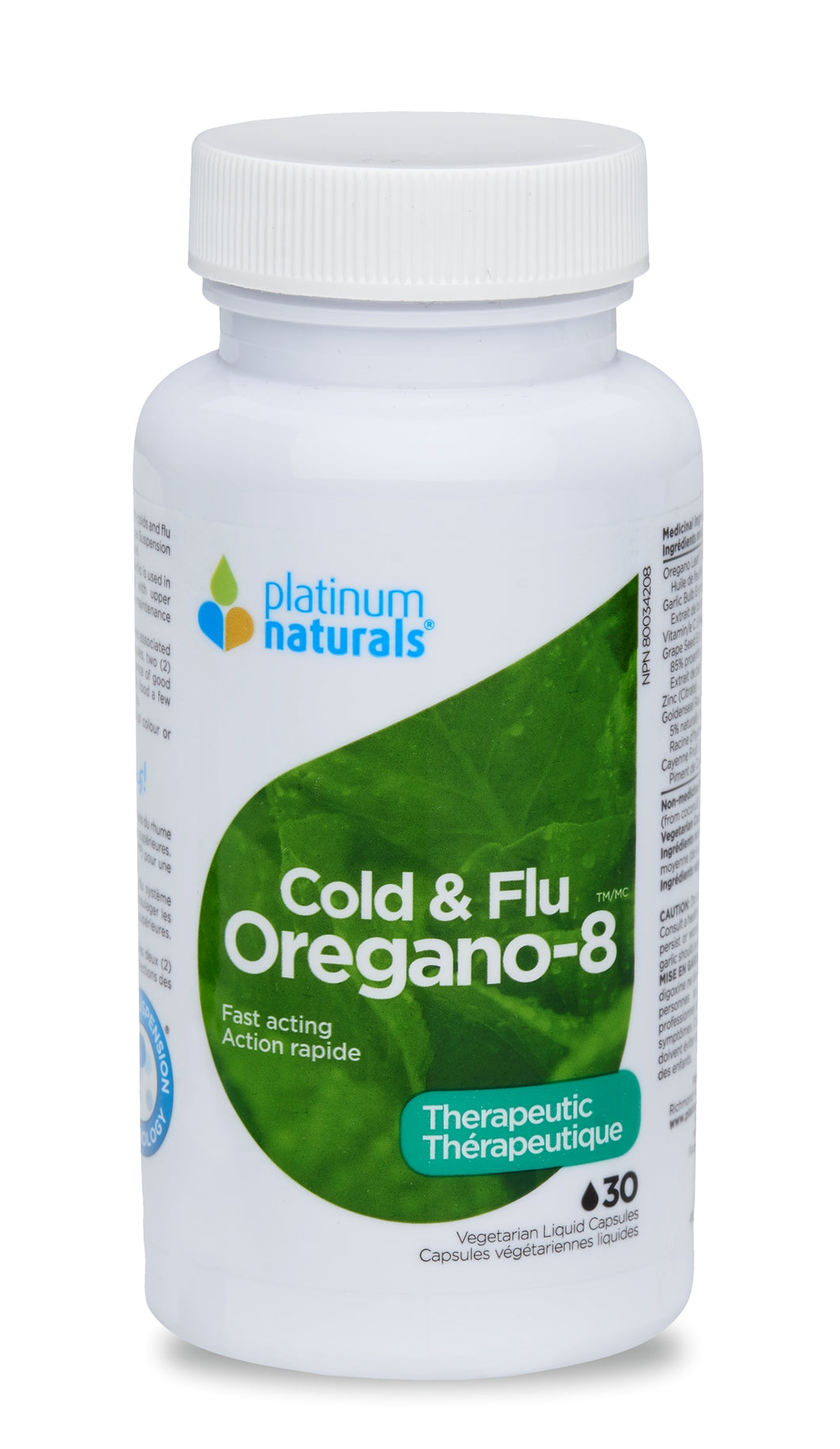 Platinum Naturals: Oregano-8™ Cold and Flu