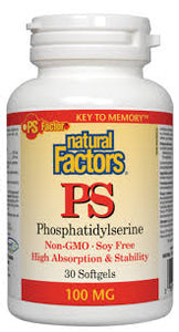 Natural Factors: PS Phosphatidylserine 100 mg · Non-GMO • Soy Free
