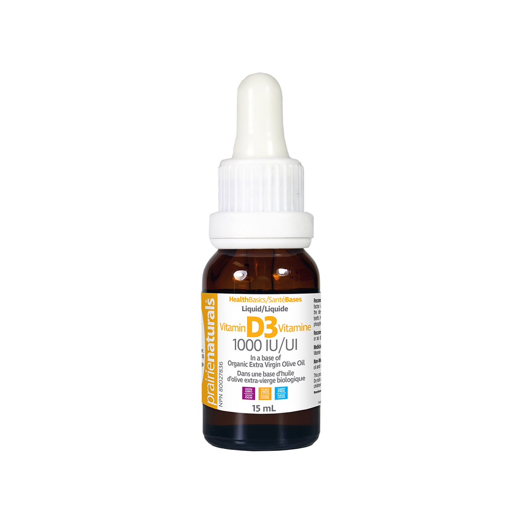 Prairie Naturals: Vitamin D3 Drops 1000 IU