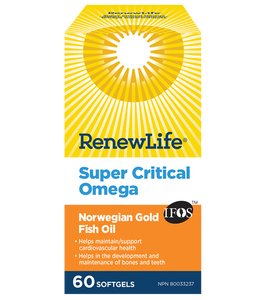 Renew Life®: Super Critical Omega Norwegian Gold, Fish Oil and Omega 3’s