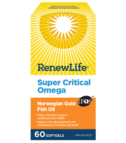 Renew Life®: Super Critical Omega Norwegian Gold, Fish Oil and Omega 3’s