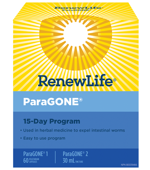 Renew Life®: ParaGONE®, 15 Day Anti-Parasite Cleansing Program