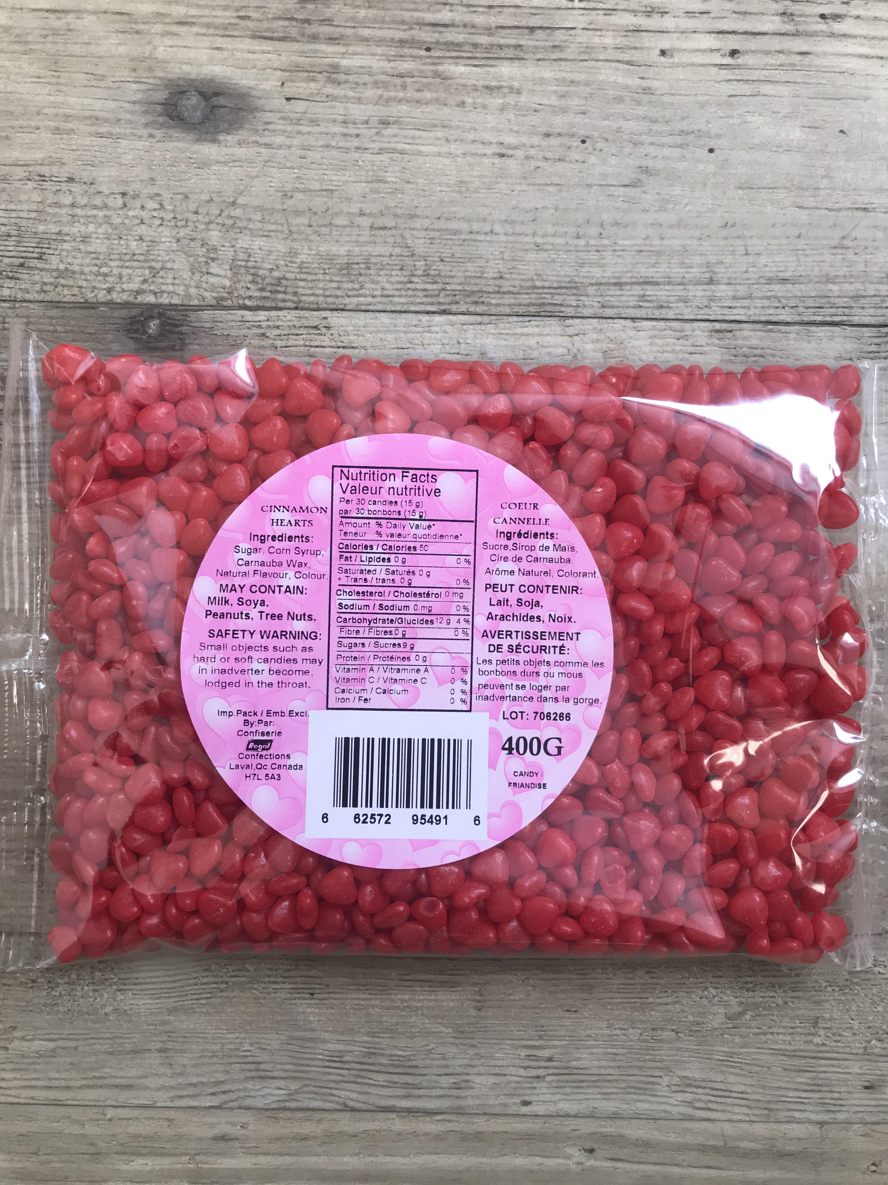 Regal: Cinnamon Hearts 400 g Bag – Two Pharmacy