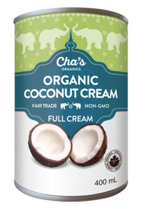Cha’s Organics: Coconut Cream - Full Cream