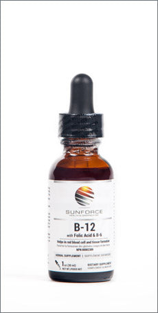 SunForce: B-12 with Folic Acid & B6 Raspberry