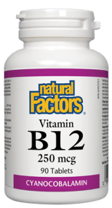 Natural Factors: Antioxidant Vitamin B12 250 mcg