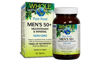 Whole Earth & Sea: Men’s 50+ Multivitamin & Mineral