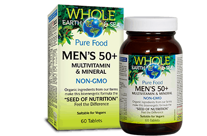 Whole Earth & Sea: Men’s 50+ Multivitamin & Mineral