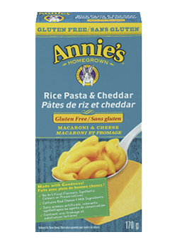 Annie’s: Gluten Free Rice Pasta & Cheddar