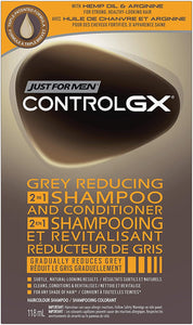 Just For Men: Control GX 2 in 1 Grey Reducing Shampoo and Conditioner