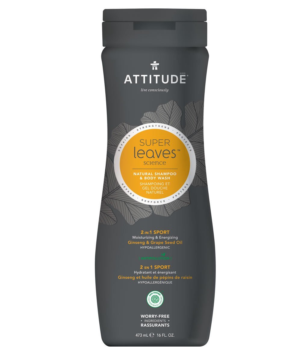 Attitude: 2-In-1 Shampoo and Body Wash Sport