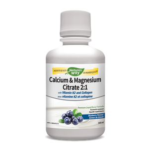 Nature’s Way: Calcium Magnesium Citrate 2:1