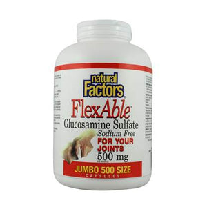 Natural Factors: FlexAble® Glucosamine Sulfate 500 mg