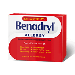 Benadryl: Extra Strength Allergy Caplets