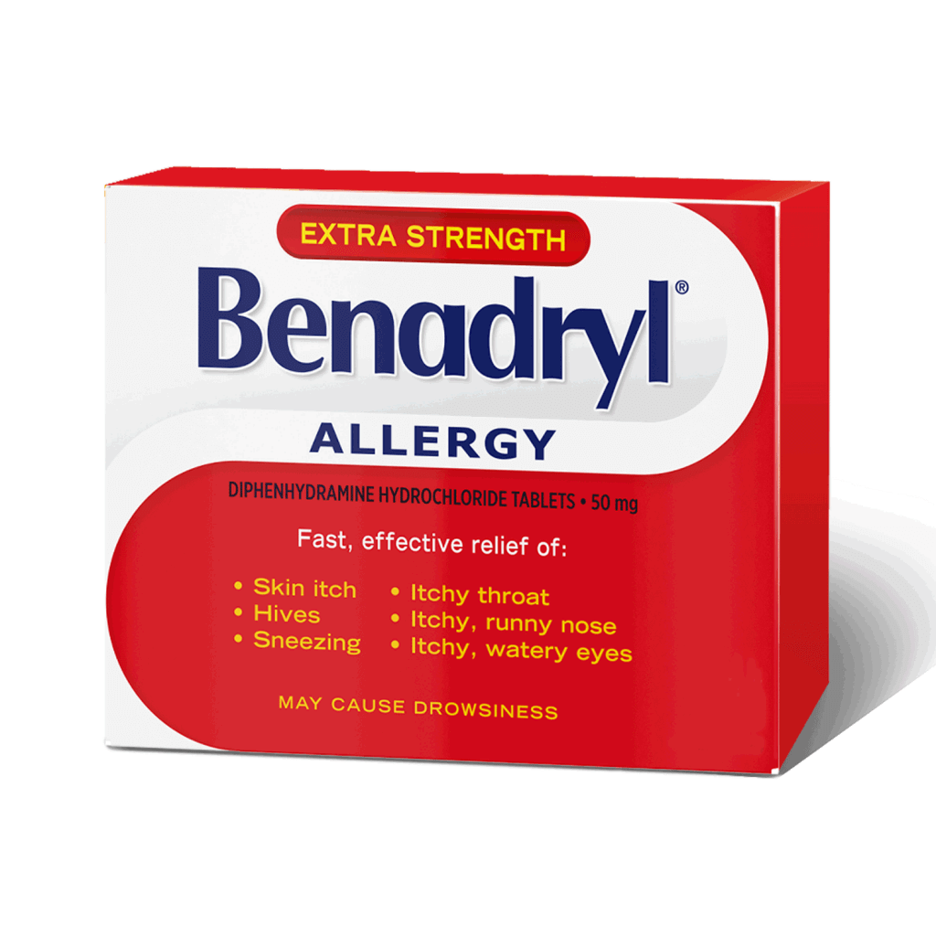 Benadryl: Extra Strength Allergy Caplets
