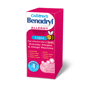 Benadryl: Liquid Children’s Bubblegum
