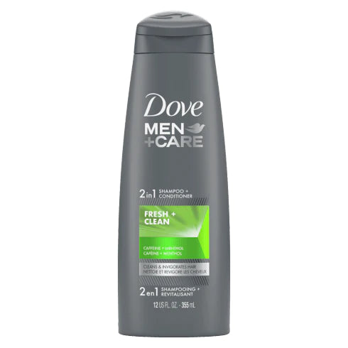 Dove: Men+Care 2-in-1 Shampoo and Conditioner Fresh + Clean