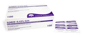 Loris: Banzalkonium Chloride Antiseptic Wipes
