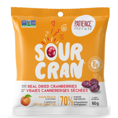 Patience Fruit & Co: SourCran Real Dried Cranberries