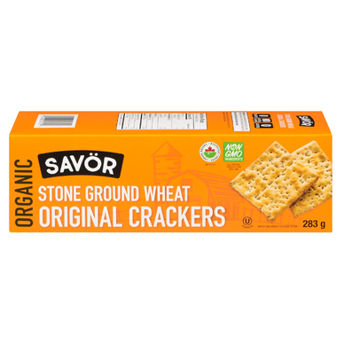Savor: Stone Ground Wheat Crackers